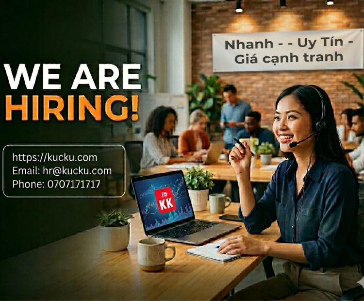 KucKu Tuyển Dụng Nhân Viên Chăm Sóc Khách Hàng & Truyền Thông